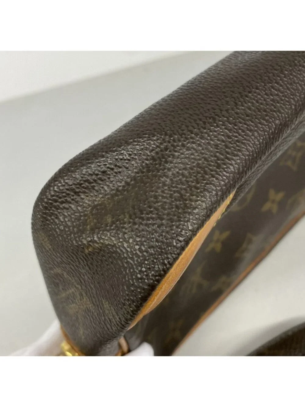 Louis Vuitton Clutch Monogram Marly Dragonne GM Brown
